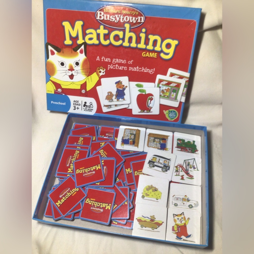 2011 I Can Do That Game Richard Scary’s Busytown Picture Matching Game Preschool
